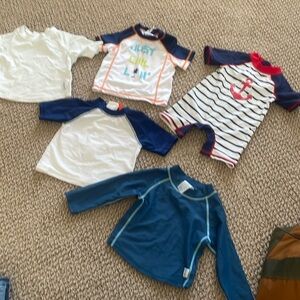 Boys 12 month rash guards